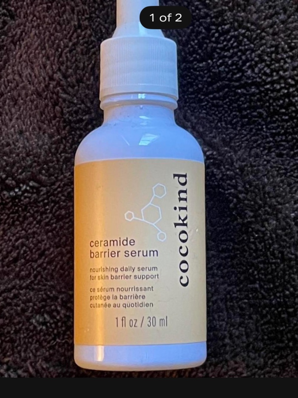 Cocokind Ceramide Barrier Serum - Yellow Nourishing Face Serum